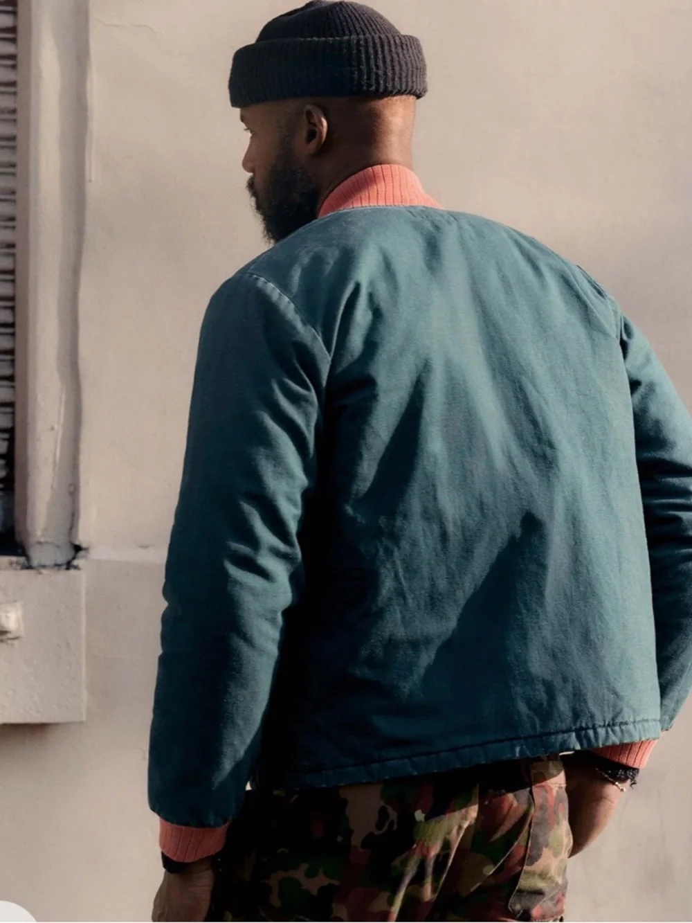 Imogene + Willie quilt lined bomber in juniper XL - Picture 8 of 11